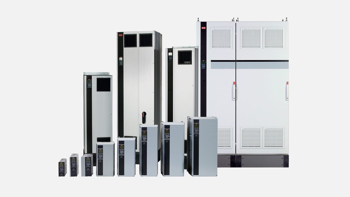 VLT AutomationDrive FC 302 drives in all frame sizes