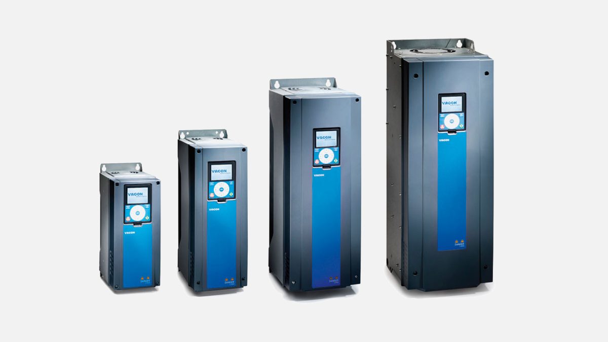 VACON 100 drives in four frame sizes