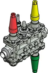 Danfoss Valve station, ICF 25-6-2RA, 32 mm