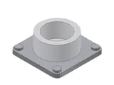 Danfoss Flange set, Flange, 54 mm, Soldering