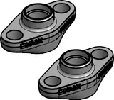 Danfoss Flange set, Flange, 20 mm, Butt weld