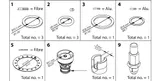 Danfoss Overhaul kit, Cone, sealing, packing gland