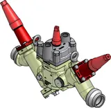 Danfoss Valve station, ICF 50-4-41, 40 mm