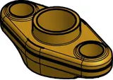 Danfoss Flange set, Flange, Soldering