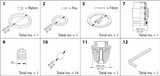 Danfoss Overhaul kit, Cone, sealing, packing gland