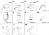 Danfoss Overhaul kit, Cone, sealing, packing gland