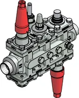Danfoss Valve station, ICF 25-6-5MA, 40 mm
