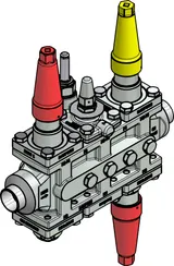 Danfoss Valve station, ICF 25-6-1RA, 32 mm
