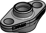 Danfoss Flange set, Flange, 15 mm, Butt weld