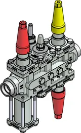 Danfoss Valve station, ICF 25-6-3RA, 32 mm