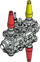 Danfoss Valve station, ICF 25-6-3RA, 32 mm