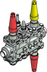 Danfoss Valve station, ICF 25-6-3RB, 32 mm