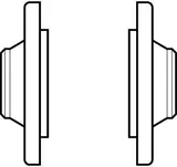 Danfoss Flange set, Flange, 65 mm, G
