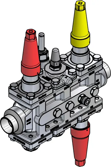 Danfoss Valve station, ICF SS 25-6-3RB, 40 mm