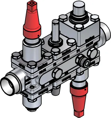 Danfoss Valve station, ICF SS 20-6-5MB66, 32 mm