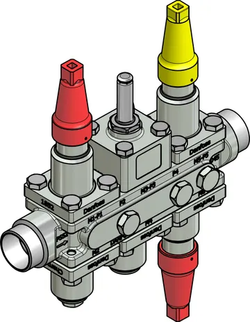 Danfoss Valve station, ICF 20-6-3HRB, 32 mm