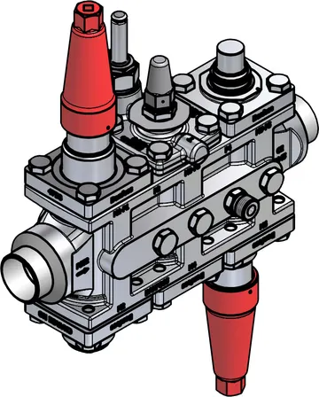 Danfoss Valve station, ICF SS 25-6-5MA, 40 mm