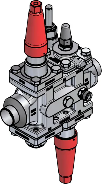 Danfoss Valve station, ICF SS 25-4-9, 32 mm