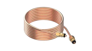 Danfoss Impulse tubes, 3 mm, G 1/16, 2500 mm, COPPER||COPPER