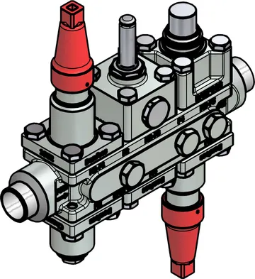 Danfoss Valve station, ICF 20-6-5HMC, 25 mm