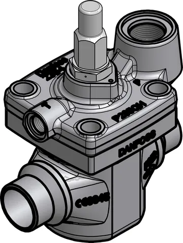 Danfoss Pilot operated servo valve, ICS1 25-25, 25 mm, Butt weld