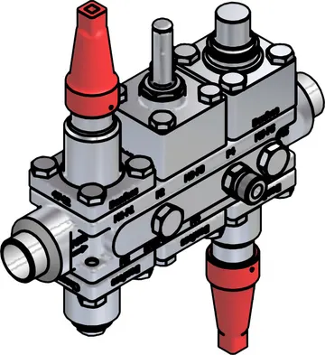 Danfoss Valve station, ICF SS 20-6-5HMB, 25 mm