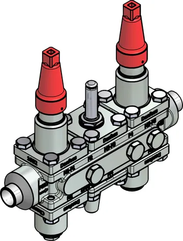 Danfoss Valve station, ICF 20-6-90, 20 mm