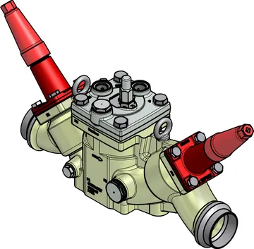 Danfoss Valve station, ICF 65-3-42S40, 65 mm
