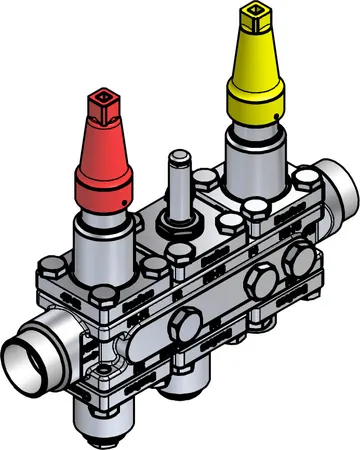 Danfoss Valve station, ICF SS 20-6-90, 32 mm