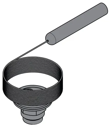 Danfoss Element for expansion valve, 55 °C - 95 °C, TEAT 85; TEAT 20