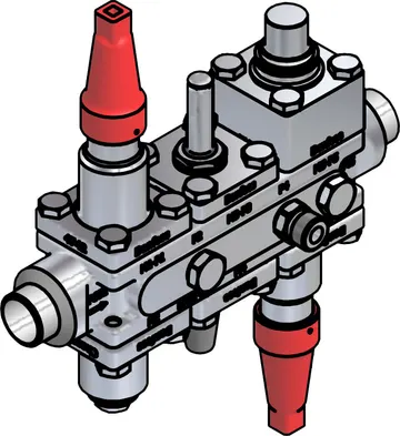 Danfoss Valve station, ICF SS 20-6-5MB, 25 mm