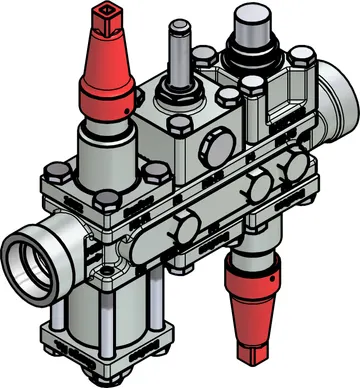 Danfoss Valve station, ICF 20-6-5HMC, 32 mm