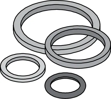 Danfoss Spare part, ICF 25 - 40, Top cover gasket set