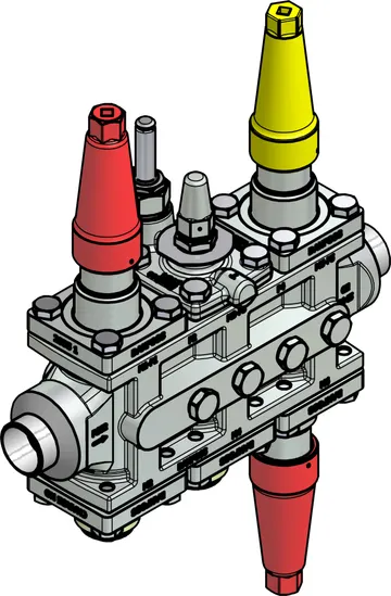 Danfoss Valve station, ICF 25-6-3RB, 32 mm