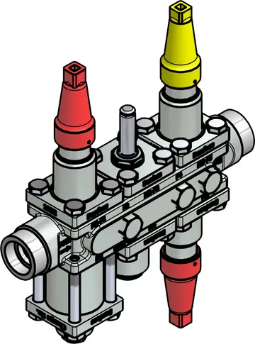 Danfoss Valve station, ICF 20-6-3RA, 25 mm
