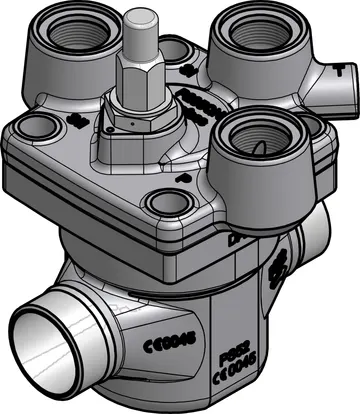Danfoss Pilot operated servo valve, ICS3E 25-20, 25 mm, Butt weld